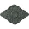 Ekena Millwork Piedmont Ceiling Medallion, Hand-Painted Athenian Green Crackle, 37"W x 26"H x 1 3/8"P CM37X26PEAGC - alternate 1